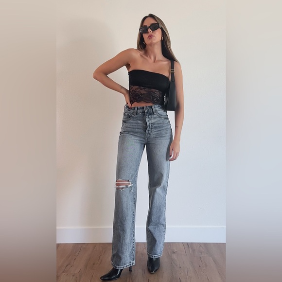 pistola Denim - Pistola Cassie Jean Light Wash Super High Rise Straight Leg REVOLVE